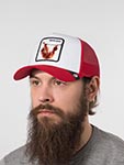 Бейсболка GOORIN BROTHERS арт. 101-2381 (красный / белый)